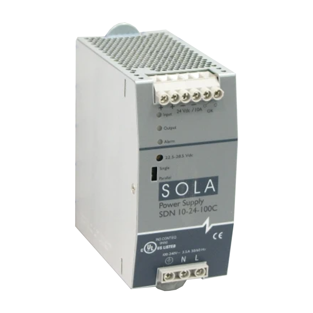 SDN1024100C SOLAHD SDN-C SINGLE PHASE DIN POWER SUPPLY, 240W, 24V OUTPUT, 115-230VAC INPUT (SDN 10-24-100C(X))